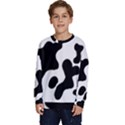 Cow Pattern Kids  Crewneck Sweatshirt View1