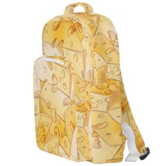 Cheese-slices-seamless-pattern-cartoon-style Double Compartment Backpack by Ket1n9