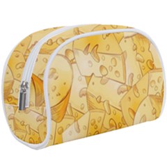 Cheese-slices-seamless-pattern-cartoon-style Make Up Case (large) by Ket1n9