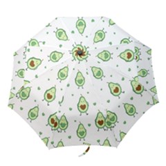 Cute-seamless-pattern-with-avocado-lovers Folding Umbrellas by Ket1n9