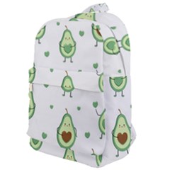 Cute-seamless-pattern-with-avocado-lovers Classic Backpack by Ket1n9