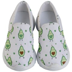 Cute-seamless-pattern-with-avocado-lovers Kids Lightweight Slip Ons by Ket1n9