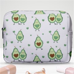 Cute-seamless-pattern-with-avocado-lovers Make Up Pouch (large) by Ket1n9