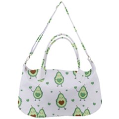 Cute-seamless-pattern-with-avocado-lovers Removable Strap Handbag by Ket1n9