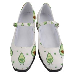 Cute-seamless-pattern-with-avocado-lovers Women s Mary Jane Shoes by Ket1n9