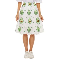 Cute-seamless-pattern-with-avocado-lovers Classic Short Skirt by Ket1n9