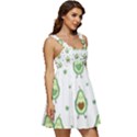 Cute-seamless-pattern-with-avocado-lovers Ruffle Strap Babydoll Chiffon Dress View3