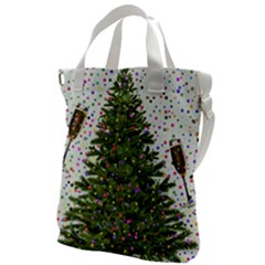 New-year-s-eve-new-year-s-day Canvas Messenger Bag by Ket1n9