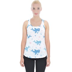 Seamless-pattern-with-cute-sharks-hearts Piece Up Tank Top by Ket1n9