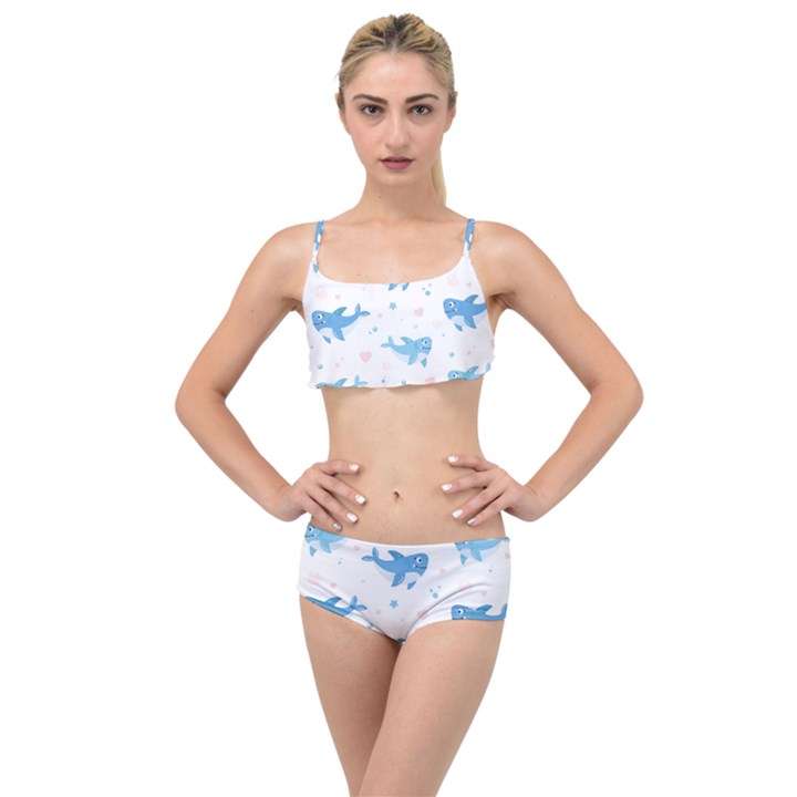 Seamless-pattern-with-cute-sharks-hearts Layered Top Bikini Set