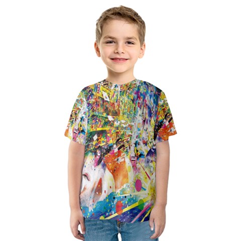 Multicolor Anime Colors Colorful Kids  Sport Mesh T-shirt by Ket1n9