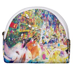 Multicolor Anime Colors Colorful Horseshoe Style Canvas Pouch by Ket1n9