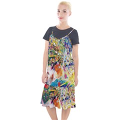 Multicolor Anime Colors Colorful Camis Fishtail Dress by Ket1n9