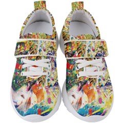 Multicolor Anime Colors Colorful Kids  Velcro Strap Shoes by Ket1n9