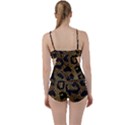 Metallic Snake Skin Pattern Boyleg Tankini Set  View2