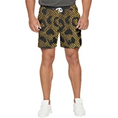 Metallic Snake Skin Pattern Men s Runner Shorts by Ket1n9