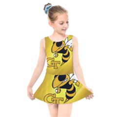 Georgia Institute Of Technology Ga Tech Kids  Skater Dress Swimsuit by Ket1n9