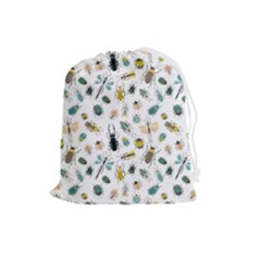 Insect Animal Pattern Drawstring Pouch (large) by Ket1n9