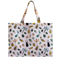 Insect Animal Pattern Zipper Mini Tote Bag by Ket1n9