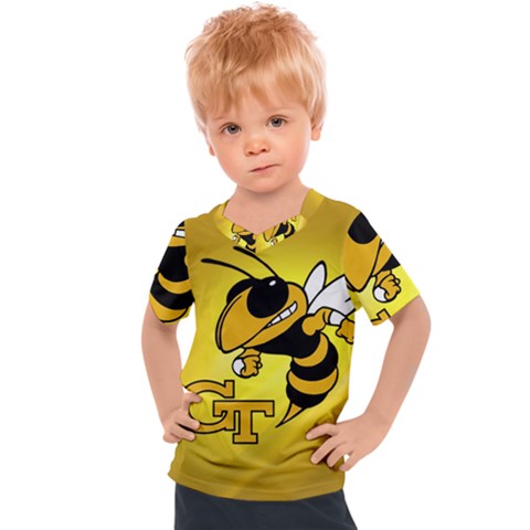 Georgia Institute Of Technology Ga Tech Kids  Sports T-shirt by Ket1n9