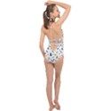 Insect Animal Pattern Halter Front Plunge Swimsuit View2