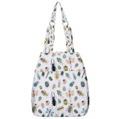 Insect Animal Pattern Center Zip Backpack by Ket1n9