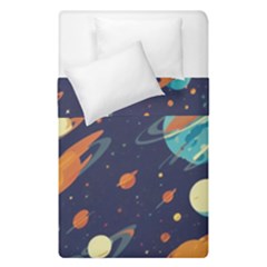 Space Galaxy Planet Universe Stars Night Fantasy Duvet Cover Double Side (single Size) by Ket1n9