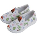 Cute-palm-volcano-seamless-pattern Kids Lightweight Slip Ons View2