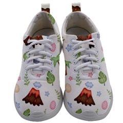 Cute-palm-volcano-seamless-pattern Mens Athletic Shoes by Ket1n9