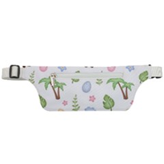 Cute-palm-volcano-seamless-pattern Active Waist Bag by Ket1n9