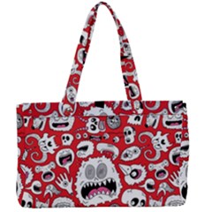 Another Monster Pattern Canvas Work Bag