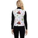 Cute-palm-volcano-seamless-pattern Women s Button Up Puffer Vest View2