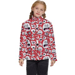 Another Monster Pattern Kids  Puffer Bubble Jacket Coat by Ket1n9