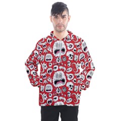 Another Monster Pattern Men s Half Zip Pullover