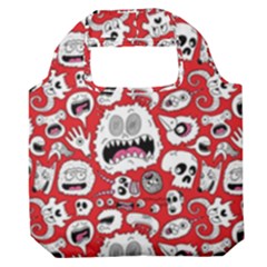 Another Monster Pattern Premium Foldable Grocery Recycle Bag by Ket1n9