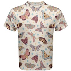 Pattern-with-butterflies-moths Men s Cotton T-shirt by Ket1n9