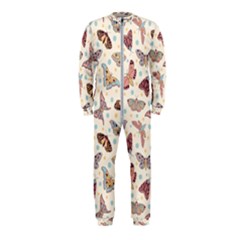 Pattern-with-butterflies-moths Onepiece Jumpsuit (kids)