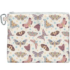 Pattern-with-butterflies-moths Canvas Cosmetic Bag (xxxl) by Ket1n9