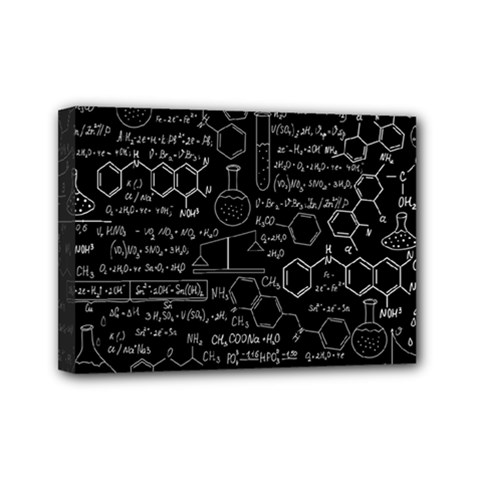 Medical Biology Detail Medicine Psychedelic Science Abstract Abstraction Chemistry Genetics Pattern Mini Canvas 7  X 5  (stretched) by Grandong