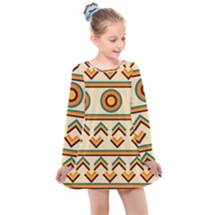 African Kids  Long Sleeve Dress by ByThiagoDantas