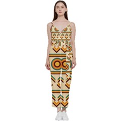 African V-neck Camisole Jumpsuit by ByThiagoDantas