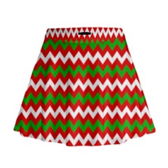 Christmas-paper-scrapbooking-pattern- Mini Flare Skirt by Grandong