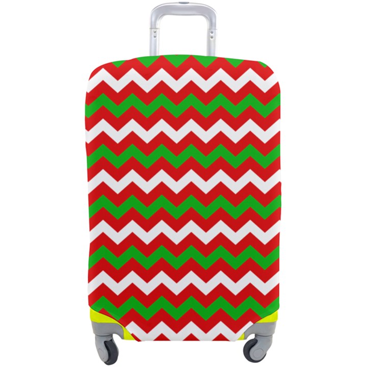 Christmas-paper-scrapbooking-pattern- Luggage Cover (Large)