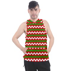 Christmas-paper-scrapbooking-pattern- Men s Sleeveless Hoodie by Grandong