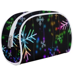 Snowflakes Snow Winter Christmas Make Up Case (large) by Grandong