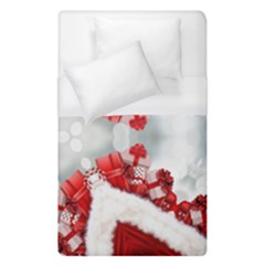 Christmas-background-tile-gifts Duvet Cover (Single Size)