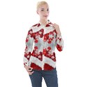 Christmas-background-tile-gifts Women s Long Sleeve Pocket Shirt View1