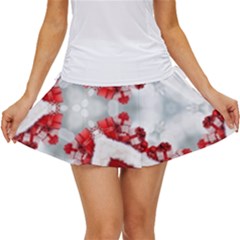 Christmas-background-tile-gifts Women s Skort by Grandong