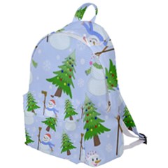 New Year Christmas Snowman Pattern, The Plain Backpack by Grandong