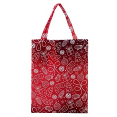 Christmas Pattern Red Classic Tote Bag by Grandong